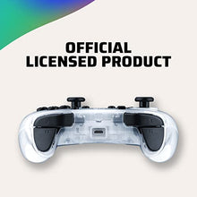 Load image into Gallery viewer, PDP Rock Candy Wired Gaming Switch Pro Controller - Frost White / Clear - Licensed for Switch and OLED - Compact, Durable Travel Controller - Nintendo Switch