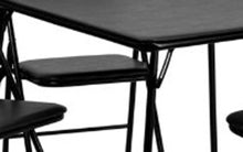 Load image into Gallery viewer, Flash Furniture Kids Black 3 Piece Folding Table and Chair Set