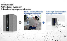 Load image into Gallery viewer, Alkadrops Hydrogen Water H2 Inhalation Machine with 150ml/min 99.99% High Purity H2 Low Noise Hydrogen Water Generator ionizer SPE/PEM