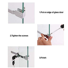 Load image into Gallery viewer, 8 Pack Sliding Glass Door Ratchet Lock Drawer Display Case Showcase Lock Security Glass Case Lock Glass Display Case Lock (Keyed Alike)