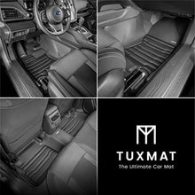 Load image into Gallery viewer, TuxMat - for Subaru Outback 2020-2023 Models - Custom Car Mats - Maximum Coverage, All Weather, Laser Measured - This Full Set Includes 1st and 2nd Rows