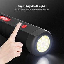 Load image into Gallery viewer, Oasser Air Compressor Portable Mini Air Inflator Hand Held Tire Pump 2000mAh with Digital LCD LED Light 12V AC DC Lithium Battery 120PSI 20Litres/Min for Car Bicycle Tires and Other Inflatables P1S