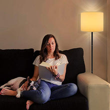 Load image into Gallery viewer, LED Floor Lamp Simple Design, Modern Floor Lamp with Shade, Tall Lamps for Living Room, Bedroom, Office and Study Room, Stand Up White Floor Lamp (Without Bulb)