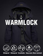 Load image into Gallery viewer, GEMYSE Girl's Waterproof Ski Snow Jacket Hooded Fleece Lined Windproof Winter Jacket (Black,14/16)