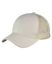 Load image into Gallery viewer, C.C Ponycap Messy High Bun Ponytail Adjustable Mesh Trucker Baseball Cap Hat, Hot Pink