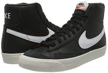 Load image into Gallery viewer, Nike Men's Blazer MID '77 VNTG Basketball Shoe, Black White Sail Team Orange, 11