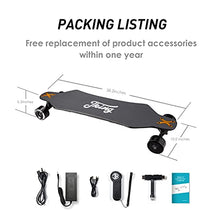 Load image into Gallery viewer, JKING Electric Skateboard Electric Longboard with Remote Control Electric Skateboard,900W Hub-Motor ,26 MPH Top Speed,21.8 Miles Range,3 Speed Adjustment,Max Load 330 Lbs
