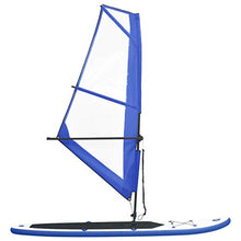 Load image into Gallery viewer, FAMIROSA Inflatable Stand Up Paddleboard with Sail Set Blue and White