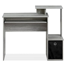 Load image into Gallery viewer, FURINNO Econ Multipurpose Home Office Computer Writing Desk, French Oak Grey
