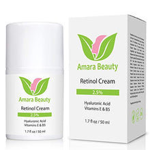 Load image into Gallery viewer, Retinol Cream for Face 2.5% with Hyaluronic Acid & Vitamins E & B5, 1.7 fl. oz.