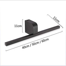 Load image into Gallery viewer, CWH&WEN Simple Wall Cabinet Lamp, AC110-240V LED Mirror Front Light, Modern Waterproof Anti-Fog Bathroom Mirror Lamp, 8W 40Cm,50cm 12w