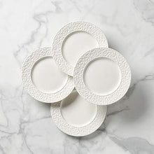 Load image into Gallery viewer, Kate Spade Blossom Lane 4-Piece Accent Plate Set, 4.10 LB, White