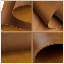 Load image into Gallery viewer, Tooling Leather Thick Leather Square 1.8-2.1mm - Full Grain Leather Piece Hide for Crafting Cowhide Leather Sheets for Crafts Project (12"x24")