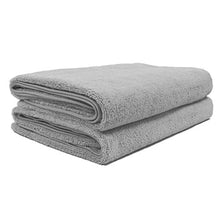 Load image into Gallery viewer, Polyte Quick Dry Lint Free Microfiber Bath Sheet, Set of 2 (Gray, 35x70)