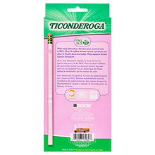 Load image into Gallery viewer, TICONDEROGA Breast Cancer Awareness Pencils, No.2 Soft, 6 12-Count Hang Tab Boxes, Total 72 Pencils, (Wood-Cased, Black Writing) in Pink Designs (13960)