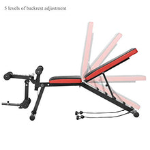 Load image into Gallery viewer, Wesfital Adjustable Weight Benches, Utility Workout Bench Strength Training Bench Incline/Decline for Home Gym