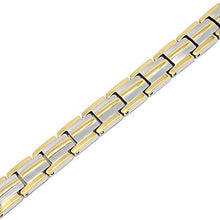 Load image into Gallery viewer, MagnetRX® Women's Ultra Strength Magnetic Therapy Bracelet - Arthritis Pain Relief & Carpal Tunnel Titanium Magnetic Bracelets for Women - Adjustable Length with Sizing Tool (Silver & Gold)