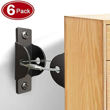 Load image into Gallery viewer, SYOSIN Furniture Straps (6 Pack) for Baby Proofing, Metal Child Proofing Furniture Anchors, Secure 400 Pound Falling Furniture Prevention Straps Child Pet Safety Straps Earthquake Resistant