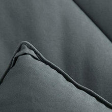 Load image into Gallery viewer, GrLeaf All-Season Quilted Down Alternative Dark Grey Comforter for Queen Size Bed - Fluffy Breathable Duvet Insert Soft Bedding - Hypoallergenic Warm Reversible Comforter with Corner Tabs,88×88 inches
