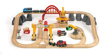 Load image into Gallery viewer, BRIO 33097 Cargo Railway Deluxe Set | 54 Piece Train Toy with Accessories and Wooden Tracks for Kids Age 3 and Up,Multi