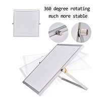 Load image into Gallery viewer, Small Dry Erase White Board 10 x 10 inch, Magnetic Double Sided Portable Mini Whiteboard Easel with Black Marker and 3 Magnets, Reversible Desktop to Do List Notepad for Office Home School