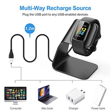 Load image into Gallery viewer, CAVN Charger Dock Compatible with Fitbit Charge 5 / Luxe, Replacement Aluminum Charging Stand Dock Station Base Accessories Cradle with 4.2ft USB Cord for Charge 5/Luxe Smart Watch