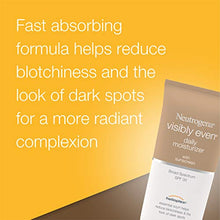 Load image into Gallery viewer, Neutrogena Visibly Even Daily Facial Moisturizer With Broad Spectrum SPF 30 Sunscreen, Face Lotion with Soy for Skin Discoloration, Dark Spots & Even Skin Tone, Hypoallergenic, 1.7 fl. Oz