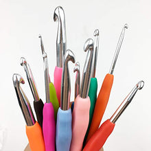 Load image into Gallery viewer, Mdoker Extra Long Crochet Hooks,Ergonomic Grip Soft Handles for Handmade DIY Crocheting,Crochet Hook Needles for Arthritic Hands,Size I/9(5.5MM)