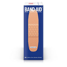 Load image into Gallery viewer, Band-Aid Brand Adhesive Bandages, Plastic Strips, ONE SIZE FITS ALL, 60 Count (Pack of 3)