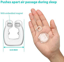 Load image into Gallery viewer, Anti Snoring Devices - Silicone Magnetic Anti Snoring Nose Clip, Snoring Solution - Comfortable Nasal to Relieve Snore(4 PCS)