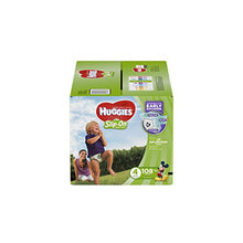 Load image into Gallery viewer, HUGGIES Little Movers Slip On Diaper Pants, Size 4