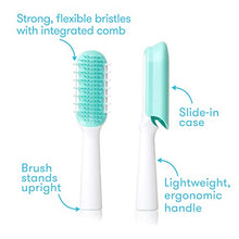 Load image into Gallery viewer, FridaBaby Thick or Curly Hair Detangling Kids Brush by Fridababy, Detangles Knots Without Tears or Breakage, Comb Teeth and Bristle Design
