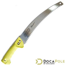 Load image into Gallery viewer, DocaPole 7-30 Foot Telescoping Extension Pole + GoSaw Attachment Pruning Pole Saw; Extendable Limb Saw and Trimmer For Tree Pruning on Branches Less than 2" Diameter; Includes Feather Duster