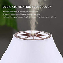 Load image into Gallery viewer, CWH&WEN Cool Mist Humidifiers,400Ml Essential Oil Diffuser for Aromatherapy, Aroma Diffusers Cool Mist Humidifiers with Waterless Auto Shut Off for Yoga, Office, Spa, Bedroom, Baby Room,Brown