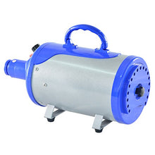 Load image into Gallery viewer, SHELANDY 3.2HP Stepless Adjustable Speed Pet Hair Force Dryer Dog Grooming Blower with Heater(Blue)