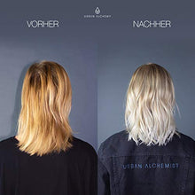 Load image into Gallery viewer, Urban Alchemy Prescription Blonde Drops - 30 ml - Turn your Hair Care into Your Own Silver Hair Product - Can Be Mixed with Shampoos, Masks, Conditioners and Leave In Creams