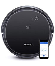 Load image into Gallery viewer, Ecovacs DEEBOT 500 Robot Vacuum Cleaner with Max Power Suction, Up to 110 min Runtime, Hard Floors and Carpets, Pet Hair, App Controls, Self-Charging, Quiet, Large, Black