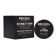 Load image into Gallery viewer, Brickell Men's Restoring Eye Cream for Men, Natural and Organic Anti Aging Eye Balm To Reduce Puffiness, Wrinkles, Dark Circles, Crows Feet and Under Eye Bags, .5 Ounce, Unscented