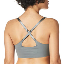 Load image into Gallery viewer, Calvin Klein Women's Invisibles Comfort Seamless Wirefree Lightly Lined Triangle Bralette Bra, Pewter, Large