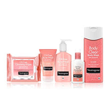 Load image into Gallery viewer, Neutrogena Body Clear Acne Treatment Body Wash with Salicylic Acid Acne Medicine, Pink Grapefruit Body Acne Cleanser to Prevent Breakouts on Back, Chest & Shoulders, 8.5 fl. oz (Pack of 3)