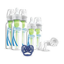 Load image into Gallery viewer, Dr. Brown’s Anti-Colic Options+ Narrow Baby Bottle Gift Set with 4oz & 8oz Bottles & PreVent Pacifier