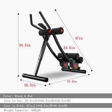 Load image into Gallery viewer, Fitlaya Fitness ab Machine, ab Workout Equipment for Home Gym, Height Adjustable ab Trainer, Foldable Fitness Equipment.