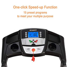 Load image into Gallery viewer, ECHANFIT Treadmill Folding Electric Motorized Running Machine 17'' Wide Tread Belt 8.5 MPH Max Speed LCD Display and Cup Holder Easy Assembly with 15 Preset Programs Perfect for Home Use