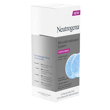 Load image into Gallery viewer, Neutrogena Microdermabrasion System Puff Refills, Exfoliator face scrub with Glycerin, wrinkle remover, 24 ct