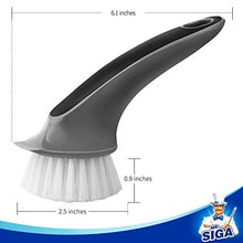 Load image into Gallery viewer, MR.SIGA Pot and Pan Cleaning Brush, Dish Brush for Kitchen, Pack of 2