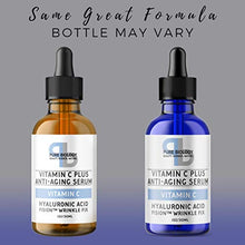 Load image into Gallery viewer, Pure Biology "C+" Vitamin C Serum (30%) with Hyaluronic Acid, Witch Hazel, Vitamin E & Breakthrough Anti Aging, Anti Wrinkle Complex – Lighten Dark Spots, Acne Scars – Men & Women