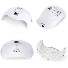 Load image into Gallery viewer, Gel UV LED Nail Lamp,LKE Nail Dryer 40W Gel Nail Polish UV LED Light with 3 Timers Professional for Nail Art Tools Accessories White