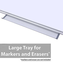 Load image into Gallery viewer, 48 x 36 Inch Large Magnetic Dry Erase Board with Pen Tray| Wall-Mounted Aluminum Portable Message Presentation White Board for Kids, Students & Teachers