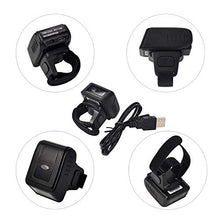 Load image into Gallery viewer, LENVII R100 1D Wearable Ring Barcode Scanner Bluetooth 2.4G Two Mode Wireless, for Storage, Express,Store,Warehouse,Library, Support EAN/UPC-A+5plus