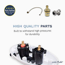 Load image into Gallery viewer, LUXE Bidet Neo 120 - Self Cleaning Nozzle - Fresh Water Non-Electric Mechanical Bidet Toilet Attachment (blue and white)